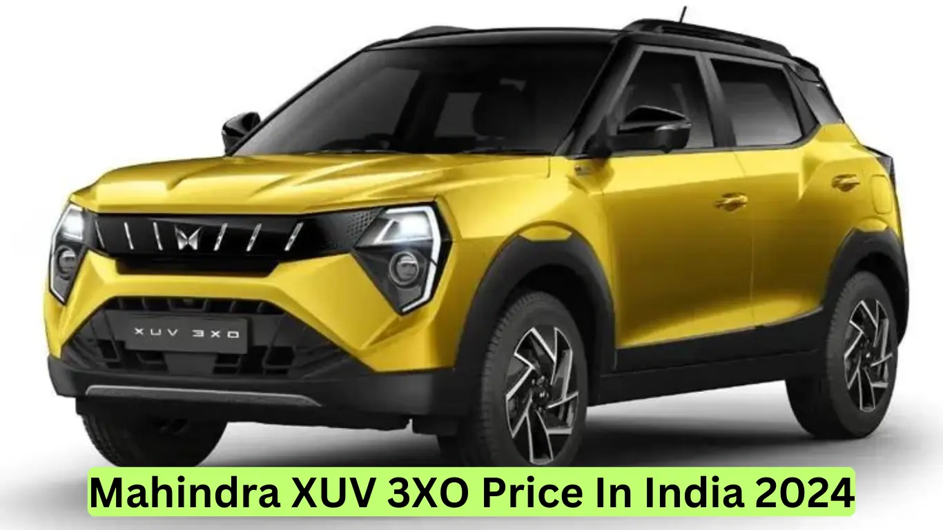 Mahindra XUV 3XO Price In India 2024
